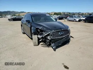 2019 Infiniti QX50 Luxe with VIN 3PCAJ5M11KF135820, listed as a Copart auction lot 58024215 with 64,340 mi miles and Salvage title. Bid and sale history available at DreamBid. Image 14.