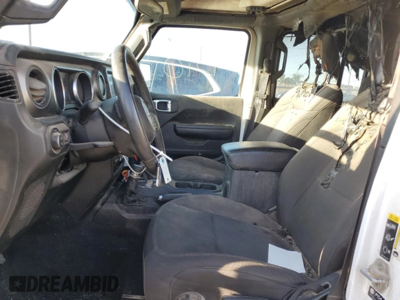 2023 Jeep Gladiator Sport S with VIN 1C6HJTAG4PL528847, listed as a Copart auction lot 64470375 with 36,177 mi miles and Salvage title. Bid and sale history available at DreamBid. Image 7.