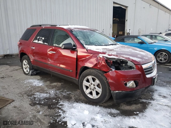 2008 Saturn Outlook XE with VIN 5GZEV13748J174468, listed as a Copart auction lot 42105925 with 183,313 mi miles and Salvage Title. Bid and sale history available at carsss.com. Image 4.