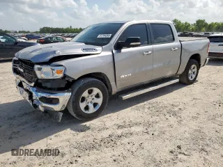 2020 Ram 1500 Lone Star with VIN 1C6SRFFT6LN116210, listed as a Copart auction lot 61764385 with 92,640 mi miles and Salvage title. Bid and sale history available at DreamBid. Image 1.