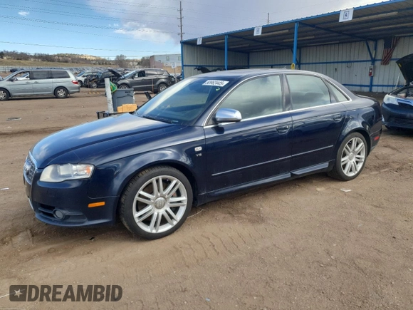 2007 Audi S4 z VIN WAUGL78E17A084569, wystawiony jako Copart lot #50962445 z przebiegiem 173 085 mil mil oraz Tytuł czysty. Historia ofert i sprzedaży dostępna na DreamBid. Obrazek 1.