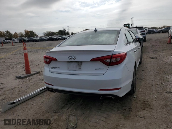 2017 Hyundai Sonata Sport with VIN 5NPE34AF2HH592961, listed as a Copart auction lot 77575494 with 77,318 mi miles and Salvage Title. Bid and sale history available at DreamBid. Image 6.
