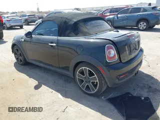 2012 MINI Roadster S with VIN WMWSY3C56CT144520, listed as a IAAI auction lot 41818205 with 86,836 mi miles and . Bid and sale history available at DreamBid. Image 3.