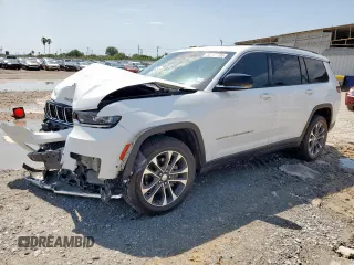 2021 Jeep Grand Cherokee Limited with VIN 1C4RJKBG5M8106722, listed as a Copart auction lot 58507195 with 62,845 mi miles and Salvage title. Bid and sale history available at DreamBid. Image 1.