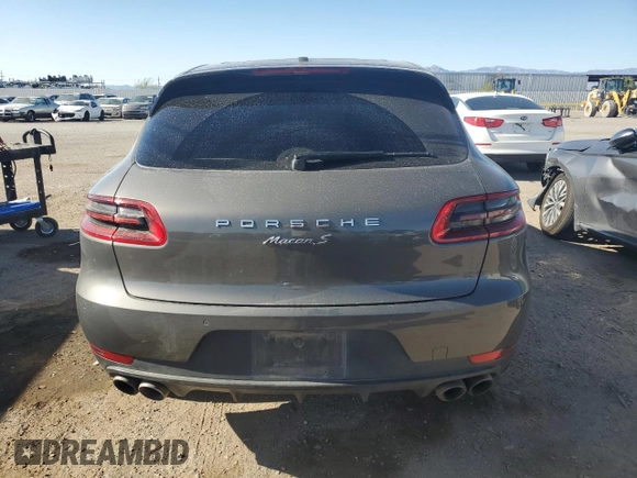 2016 Porsche Macan S with VIN WP1AB2A54GLB50320, listed as a Copart auction lot 53908605 with 71,981 mi miles and Salvage title. Bid and sale history available at DreamBid. Image 6.