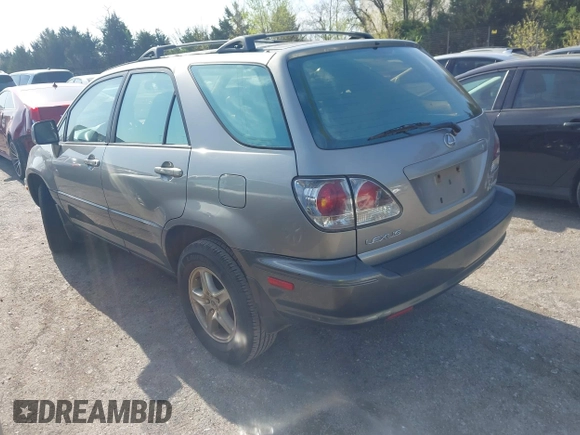 2001 Lexus RX 300 with VIN JTJGF10U010082297, listed as a IAAI auction lot 42007917 with 224,614 mi miles and . Bid and sale history available at DreamBid. Image 3.
