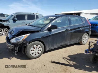 2017 Hyundai Accent SE with VIN KMHCT5AE7HU355467, listed as a Copart auction lot 48779795 with 119,599 mi miles and Salvage Title. Bid and sale history available at carsss.com. Image 1.