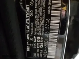 2012 Mercedes-Benz C-Class C 300 Sport with VIN WDDGF8BB4CA615746, listed as a Copart auction lot 52822885 with 214,549 mi miles and Clean Title. Bid and sale history available at carsss.com. Image 12.