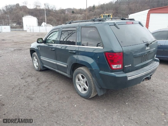 2005 Jeep Grand Cherokee Limited with VIN 1J8HR58275C551584, listed as a IAAI auction lot 41754290 with NaN miles. Bid and sale history available at carsss.com. Image 3.