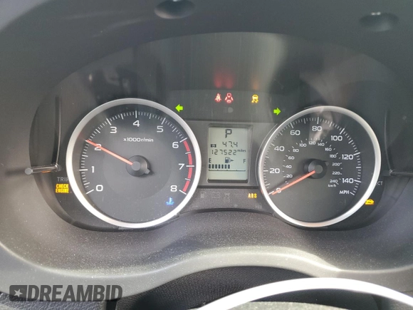 2016 Subaru Forester 2.5i Premium with VIN JF2SJADCXGH492016, listed as a Copart auction lot 47805725 with 127,522 mi miles and Salvage Title. Bid and sale history available at carsss.com. Image 9.