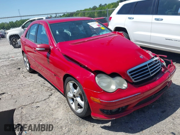 2005 Mercedes-Benz C 230 Kompressor z VIN WDBRF40J55F678252, wystawiony jako IAAI lot #42028395 z przebiegiem 208 901 mil mil oraz . Historia ofert i sprzedaży dostępna na DreamBid. Obrazek 1.