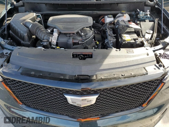 2024 Cadillac XT6 AWD Sport with VIN 1GYKPGRS2RZ753923, listed as a Copart auction lot 42375635 with 9,437 mi miles and Salvage Title. Bid and sale history available at carsss.com. Image 12.