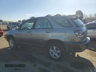 2001 Lexus RX 300 with VIN JTJGF10U910100120, listed as a Copart auction lot 87021804 with 236,824 mi miles and Clean Title. Bid and sale history available at carsss.com. Image 2.