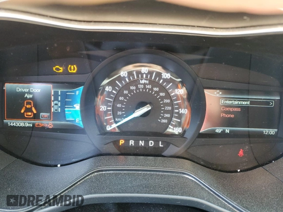 2020 Ford Fusion SE with VIN 3FA6P0HDXLR172625, listed as a Copart auction lot 48404835 with 144,308 mi miles and Clean Title. Bid and sale history available at DreamBid. Image 9.