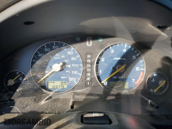 2003 Subaru Baja with VIN 4S4BT61CX37105700, listed as a Copart auction lot 89353775 with 103,778 mi miles and Salvage Title. Bid and sale history available at DreamBid. Image 9.