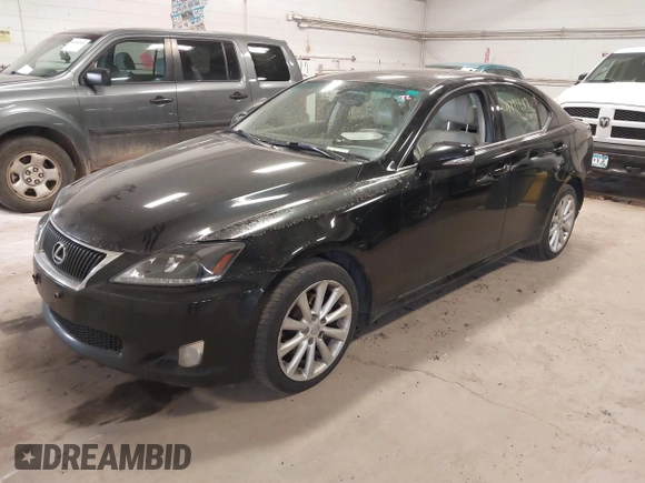 2009 Lexus IS with VIN JTHCK262395035562, listed as a IAAI auction lot 41791619 with 215,076 mi miles. Bid and sale history available at carsss.com. Image 18.