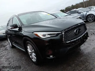 2019 Infiniti QX50 ESSENTIAL with VIN 3PCAJ5M17KF121971, listed as a IAAI auction lot 41452387 with 108,000 mi miles. Bid and sale history available at carsss.com. Image 1.