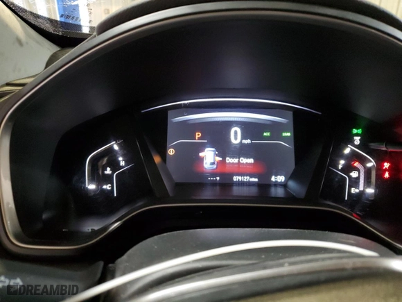 2018 Honda CR-V EX-L with VIN 7FARW2H85JE054865, listed as a Copart auction lot 45794195 with 79,127 mi miles and Salvage Title. Bid and sale history available at carsss.com. Image 9.