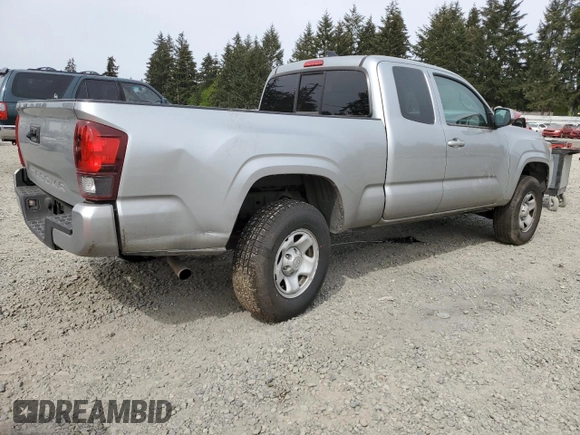 2023 Toyota Tacoma SR with VIN 3TYRX5GN9PT089239, listed as a Copart auction lot 56184205 with 13,653 mi miles and Salvage title. Bid and sale history available at DreamBid. Image 3.