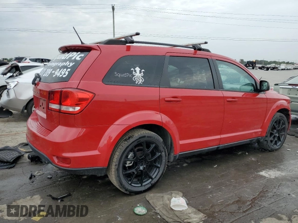 2015 Dodge Journey SXT with VIN 3C4PDCCG3FT518628, listed as a Copart auction lot 71271624 with 97,386 mi miles and Salvage title. Bid and sale history available at DreamBid. Image 3.