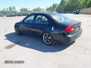 2003 Honda Civic LX with VIN 1HGES16583L035074, listed as a IAAI auction lot 42147321 with 175,364 mi miles. Bid and sale history available at carsss.com. Image 3.