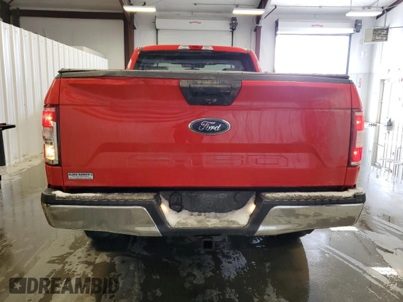 2018 Ford F-150 XL with VIN 1FTMF1EB6JFD30708, listed as a Copart auction lot 50289565 with 26,757 mi miles and Salvage Title. Bid and sale history available at carsss.com. Image 6.