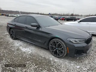 2021 BMW 5 Series 540i with VIN WBA53BJ04MCF43184, listed as a Copart auction lot 45384945 with 48,290 mi miles and Salvage Title. Bid and sale history available at DreamBid. Image 4.