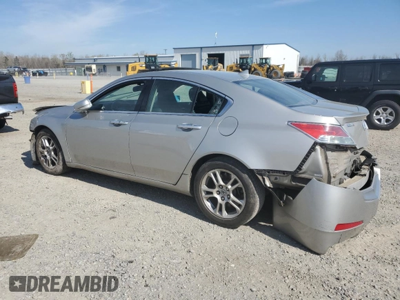 2010 Acura TL Tech with VIN 19UUA8F58AA004987, listed as a Copart auction lot 49766295 with 0 mi miles and Salvage Title. Bid and sale history available at carsss.com. Image 2.