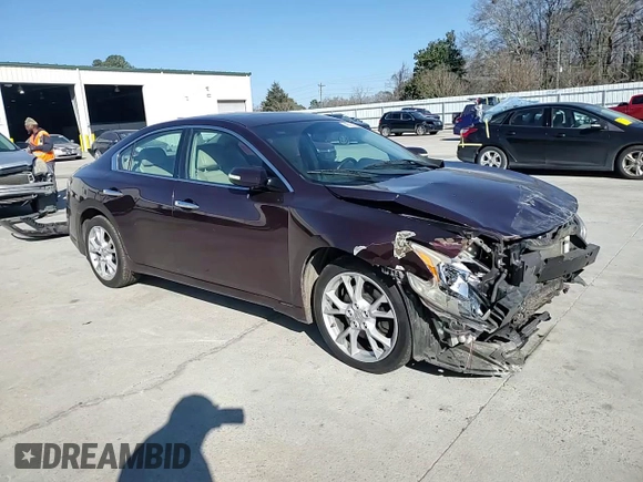 2014 Nissan Maxima 3.5 SV with VIN 1N4AA5AP4EC906061, listed as a Copart auction lot 46363955 with 165,920 mi miles and Salvage Title. Bid and sale history available at carsss.com. Image 11.