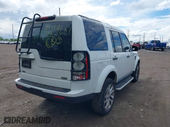 2016 Land Rover LR4 HSE с VIN SALAG2V68GA824575, выставлен на аукционе IAAI как лот 42154687 с пробегом 74 260 миль миль и . История ставок и продаж доступна на DreamBid. Изображение 4.