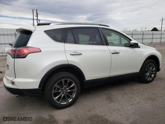 2018 Toyota RAV4 Limited with VIN JTMDFREV1JJ738071, listed as a Copart auction lot 49482175 with 57,506 mi miles and Salvage Title. Bid and sale history available at carsss.com. Image 3.