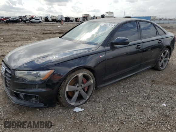 2014 Audi A6 3.0T Prestige with VIN WAUHGAFC5EN125377, listed as a Copart auction lot 44067455 with 128,309 mi miles and Clean Title. Bid and sale history available at carsss.com. Image 1.