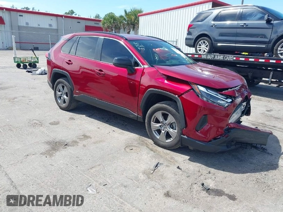 2023 Toyota RAV4 Hybrid LE with VIN JTMLWRFV0PD205064, listed as a IAAI auction lot 41749511 with 22,450 mi miles. Bid and sale history available at carsss.com. Image 1.