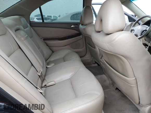 2003 Acura TL Type S w/Navigation System with VIN 19UUA56983A014407, listed as a Copart auction lot 43801225 with 116,004 mi miles and Salvage Title. Bid and sale history available at carsss.com. Image 10.