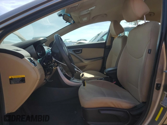 2013 Hyundai Elantra Limited with VIN 5NPDH4AE6DH340032, listed as a Copart auction lot 50267885 with 139,962 mi miles and Salvage Title. Bid and sale history available at DreamBid. Image 7.