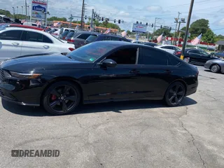 2023 Honda Accord Sport-L with VIN 1HGCY2F71PA067959, listed as a Copart auction lot 60369075 with 27,472 mi miles and Clean title. Bid and sale history available at DreamBid. Image 2.