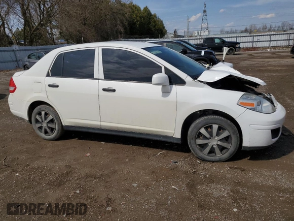 2010 Nissan Versa 1.6 with VIN 3N1CC1AP5AL351662, listed as a Copart auction lot 51673005 with Not provided miles and Salvage title. Bid and sale history available at DreamBid. Image 4.