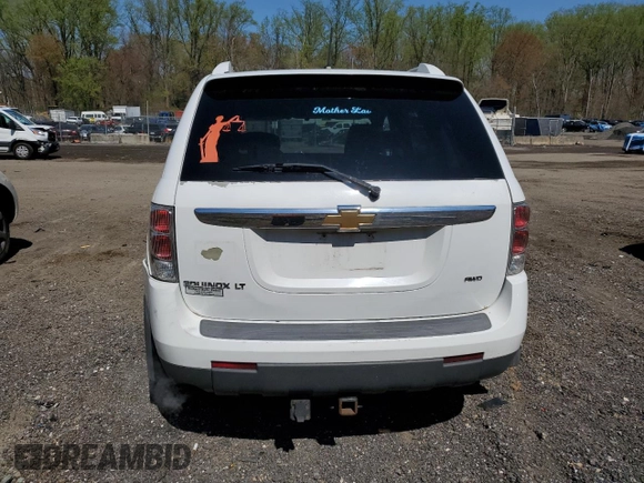 2007 Chevrolet Equinox LT with VIN 2CNDL73FX76230434, listed as a Copart auction lot 51901265 with 278,777 mi miles and Salvage Title. Bid and sale history available at carsss.com. Image 6.