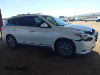 2014 Infiniti QX60 z VIN 5N1AL0MN4EC502836, wystawiony jako IAAI lot #42164876 z przebiegiem 117 886 mil mil oraz . Historia ofert i sprzedaży dostępna na DreamBid. Obrazek 1.