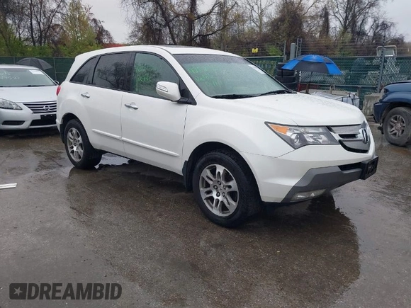 2008 Acura MDX Tech/Pwr Tail Gate with VIN 2HNYD28698H543683, listed as a IAAI auction lot 42025663 with 142,931 mi miles. Bid and sale history available at carsss.com. Image 1.