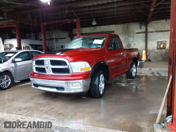 2010 Dodge 1500 ST with VIN 3D7JB1ETXAG127137, listed as a IAAI auction lot 42081228 with 183,906 mi miles and . Bid and sale history available at carsss.com. Image 2.