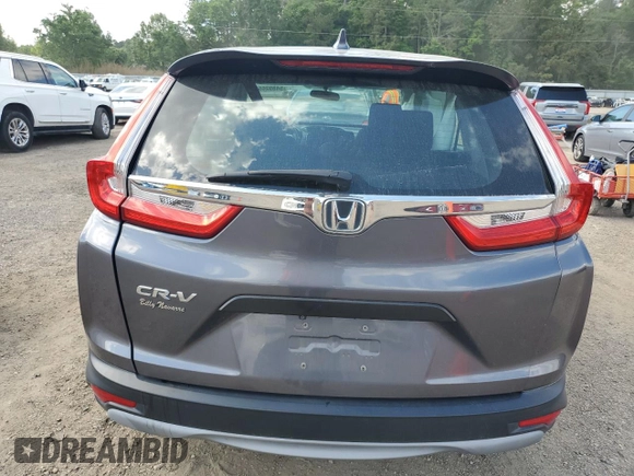 2019 Honda CR-V LX with VIN 2HKRW5H30KH409333, listed as a Copart auction lot 54892655 with 47,444 mi miles and Salvage Title. Bid and sale history available at DreamBid. Image 6.