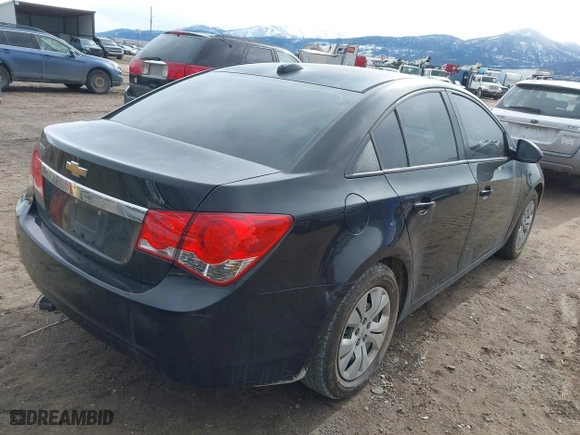 2015 Chevrolet Cruze LS with VIN 1G1PA5SH3F7174987, listed as a IAAI auction lot 41836141 with 161,728 mi miles. Bid and sale history available at carsss.com. Image 4.