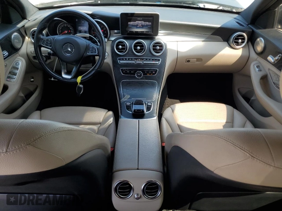 2016 Mercedes-Benz C 300 with VIN 55SWF4JB3GU125939, listed as a Copart auction lot 63595365 with 70,435 mi miles and Salvage title. Bid and sale history available at DreamBid. Image 8.