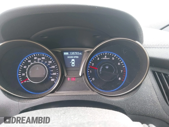 2016 Hyundai Genesis Coupe R-Spec with VIN KMHHU6KJ1GU132635, listed as a IAAI auction lot 42393361 with 138,793 mi miles and . Bid and sale history available at DreamBid. Image 7.