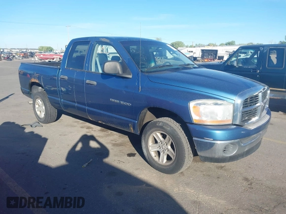2006 Dodge 1500 ST with VIN 1D7HU18N56J153379, listed as a IAAI auction lot 42147708 with 185,206 mi miles. Bid and sale history available at carsss.com. Image 1.