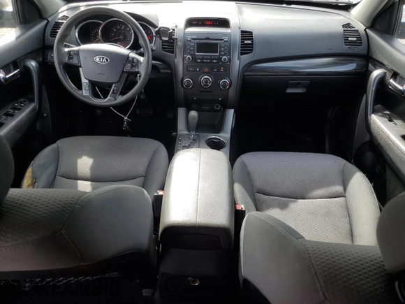 2012 Kia Sorento LX with VIN 5XYKT3A61CG301346, listed as a Copart auction lot 52675525 with 125,621 mi miles and Clean Title. Bid and sale history available at DreamBid. Image 8.