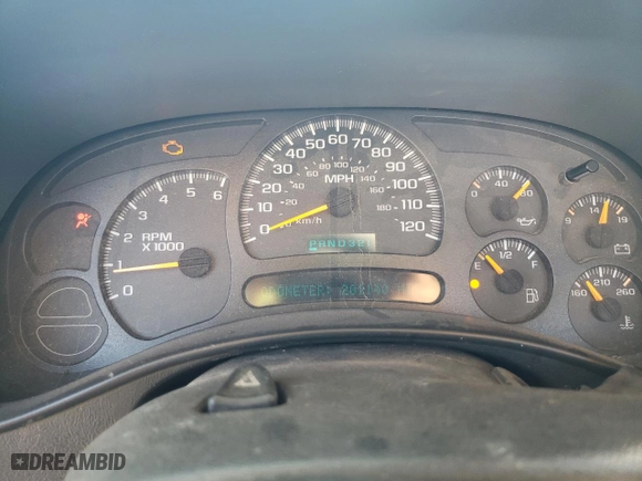 2005 Chevrolet Silverado 1500 Work Truck with VIN 1GCEC14V45Z233374, listed as a Copart auction lot 73718324 with 201,140 mi miles and Salvage Title. Bid and sale history available at carsss.com. Image 9.