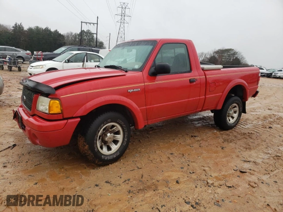 2003 Ford Ranger XL with VIN 1FTYR10U83TA32912, listed as a Copart auction lot 45004475 with 194,816 mi miles and Salvage Title. Bid and sale history available at carsss.com. Image 1.