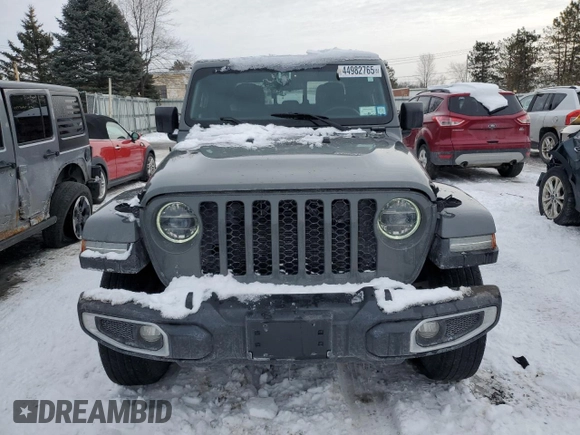 2022 Jeep Gladiator Texas Trail with VIN 1C6HJTAG4NL170016, listed as a Copart auction lot 44982765 with 35,542 mi miles and Salvage title. Bid and sale history available at DreamBid. Image 5.